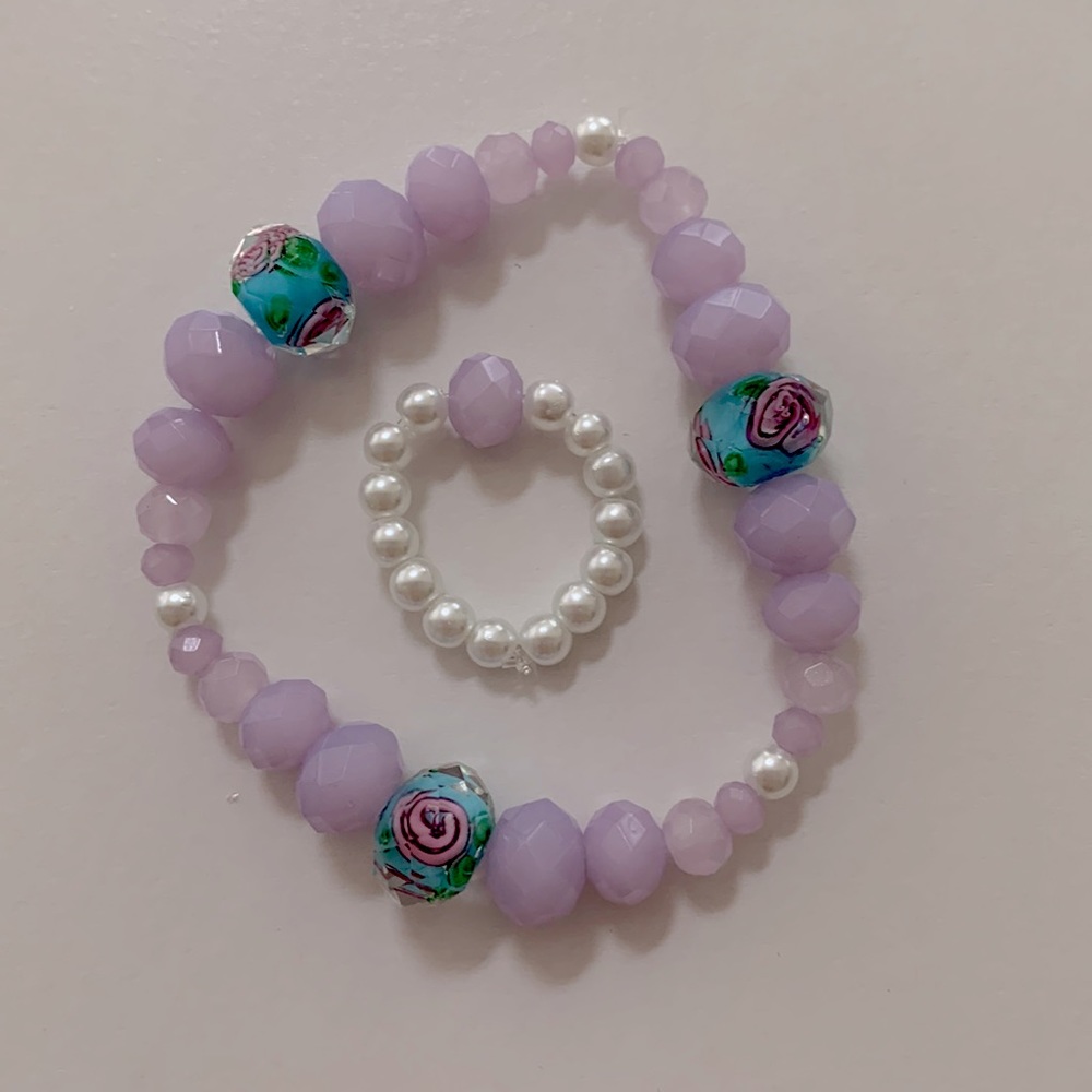 Handmade Set of Bracelet and Ring